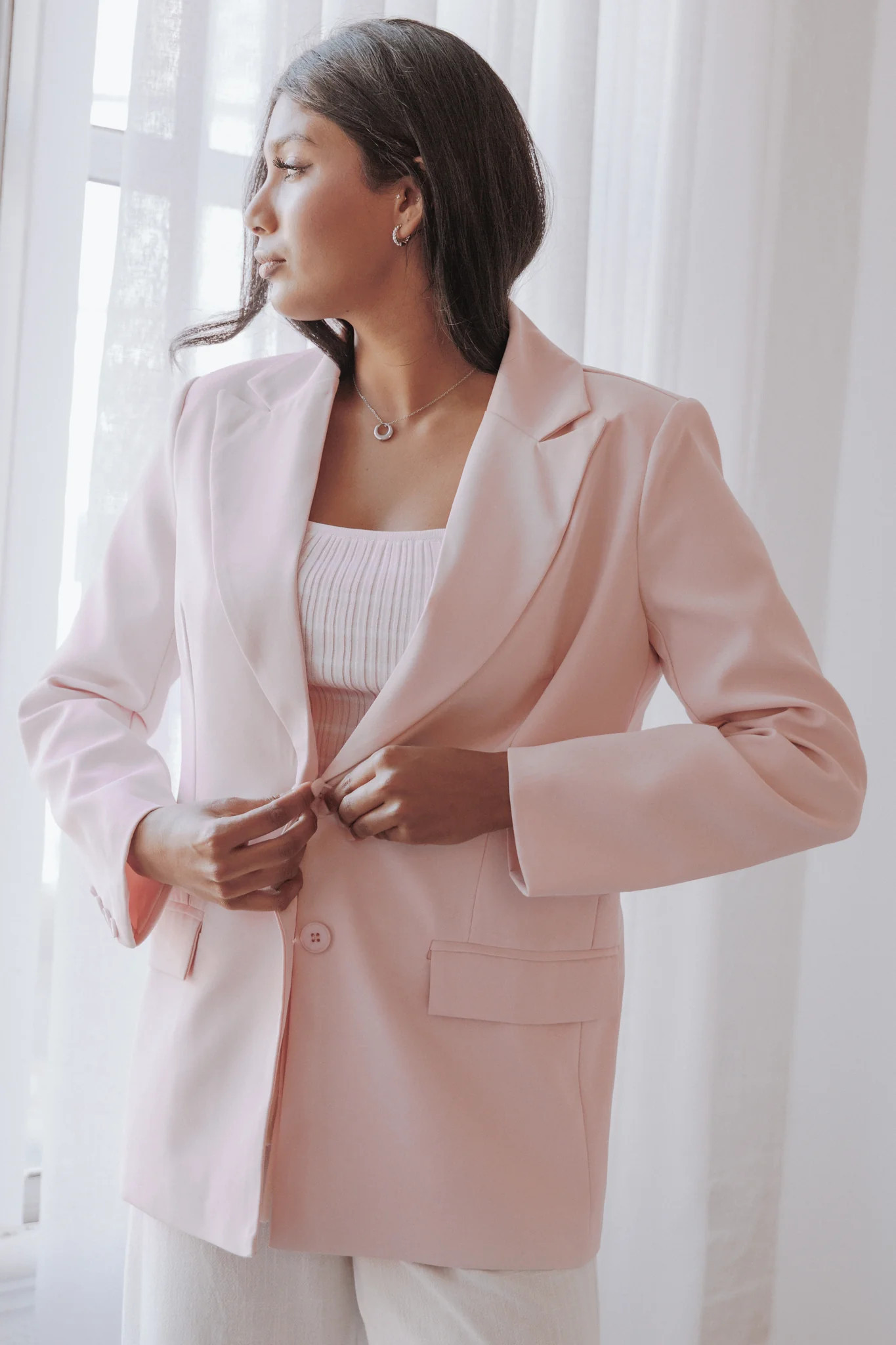 Henrietta Blazer - Pink | Petal & Pup (US)