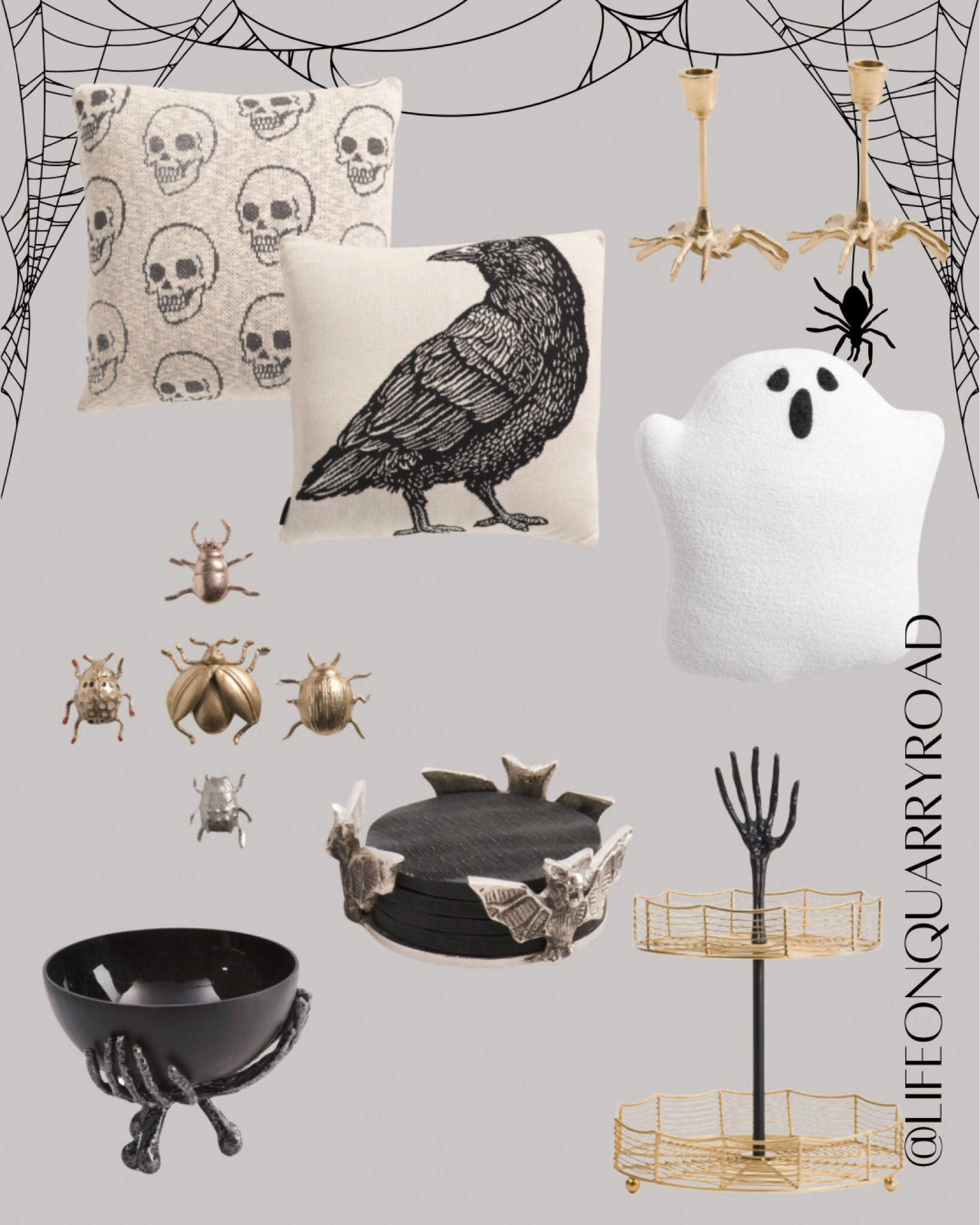 Happy Halloween
Halloween home 
Spooky home 
Ghost pillow 
Creepy crawlers 
TJ Maxx Halloween 

#LTKFindsUnder50 #LTKSeasonal #LTKHome