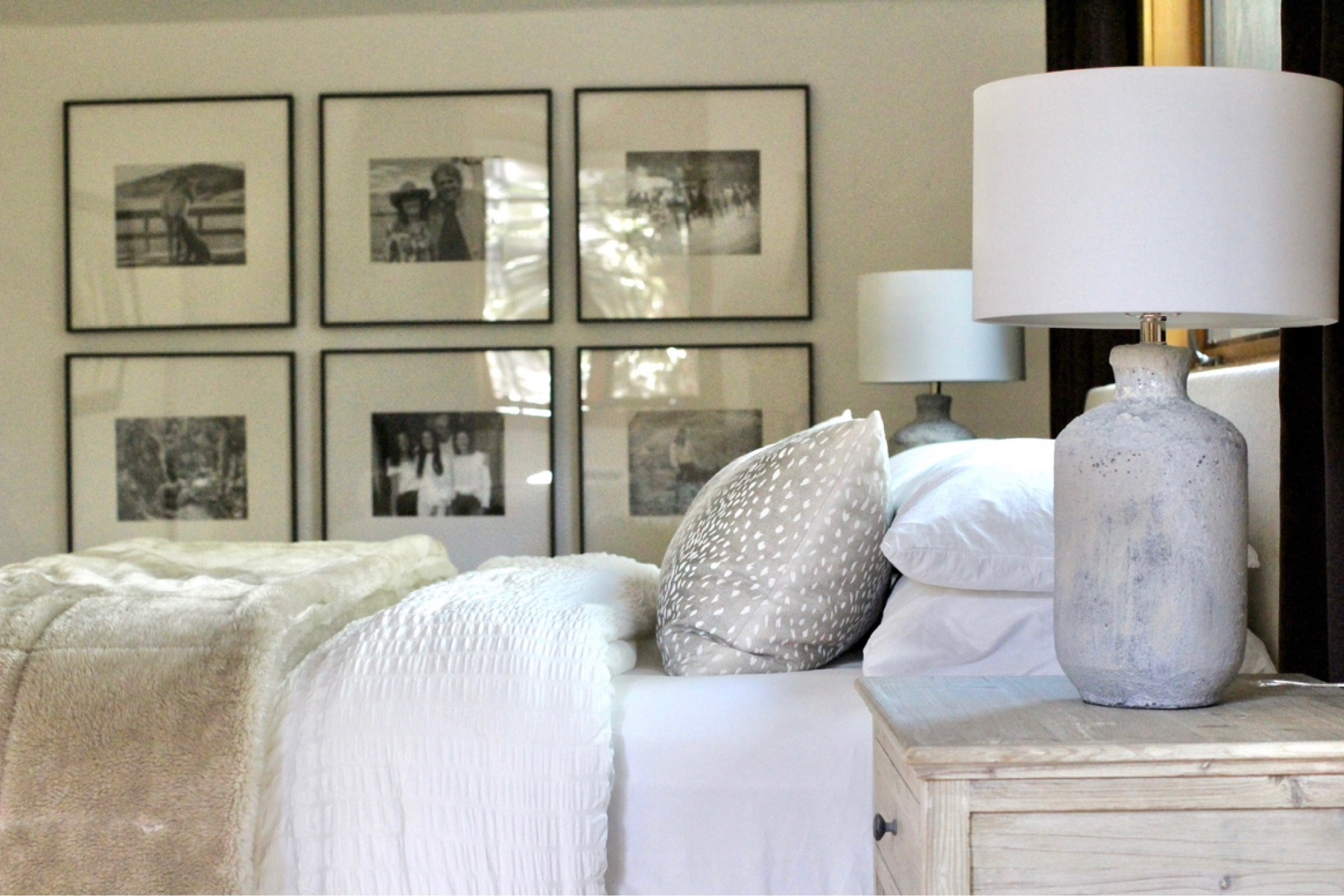 Make your bed like an interior designer!

Mountain modern, masculine and feminine primary bedroom, king bed, bedroom rug, nightstands, curtains, table lamps, antelope, bedding, Colorado, fur chair, interior design, home, home decor, bedroom furniture, transitional decor, Shannon Russo Interiors

#LTKfamily #LTKfindsunder100 #LTKhome