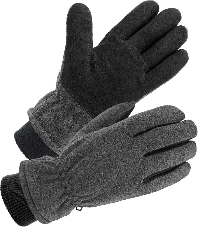 SKYDEER Update Super Soft Winter Gloves, Thermal Deerskin Suede Leather and Warm 3M Thinsulate In... | Amazon (US)
