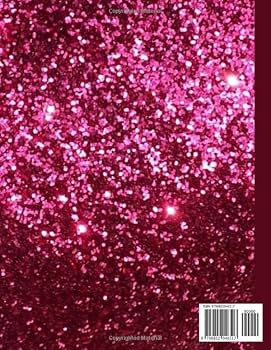 Magenta Pink Sparkly Composition Book For Girls and Teens [Glitter Effect Girly Notebook Journal ... | Amazon (US)