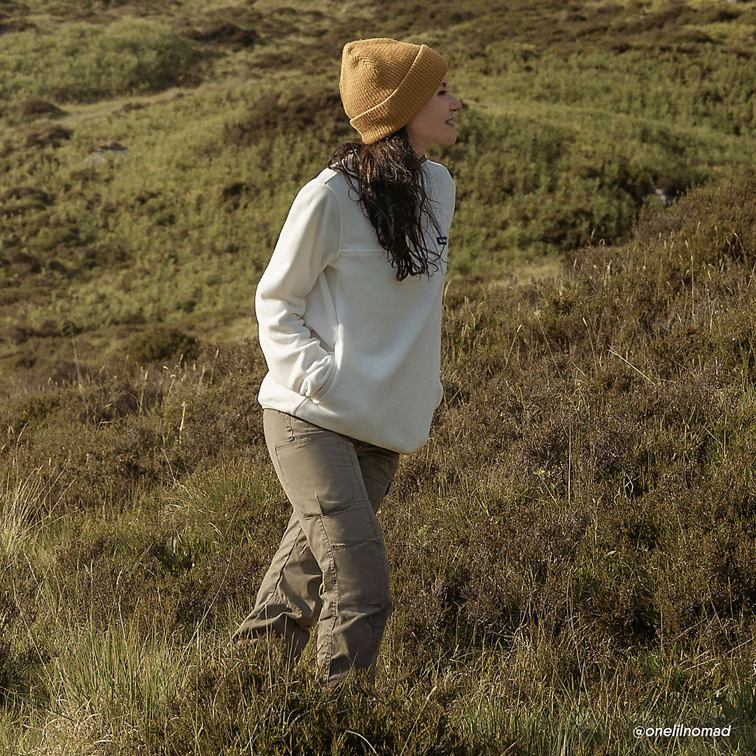 Women's Tall Heritage Fleece Snap Neck Pullover | Lands' End (US)