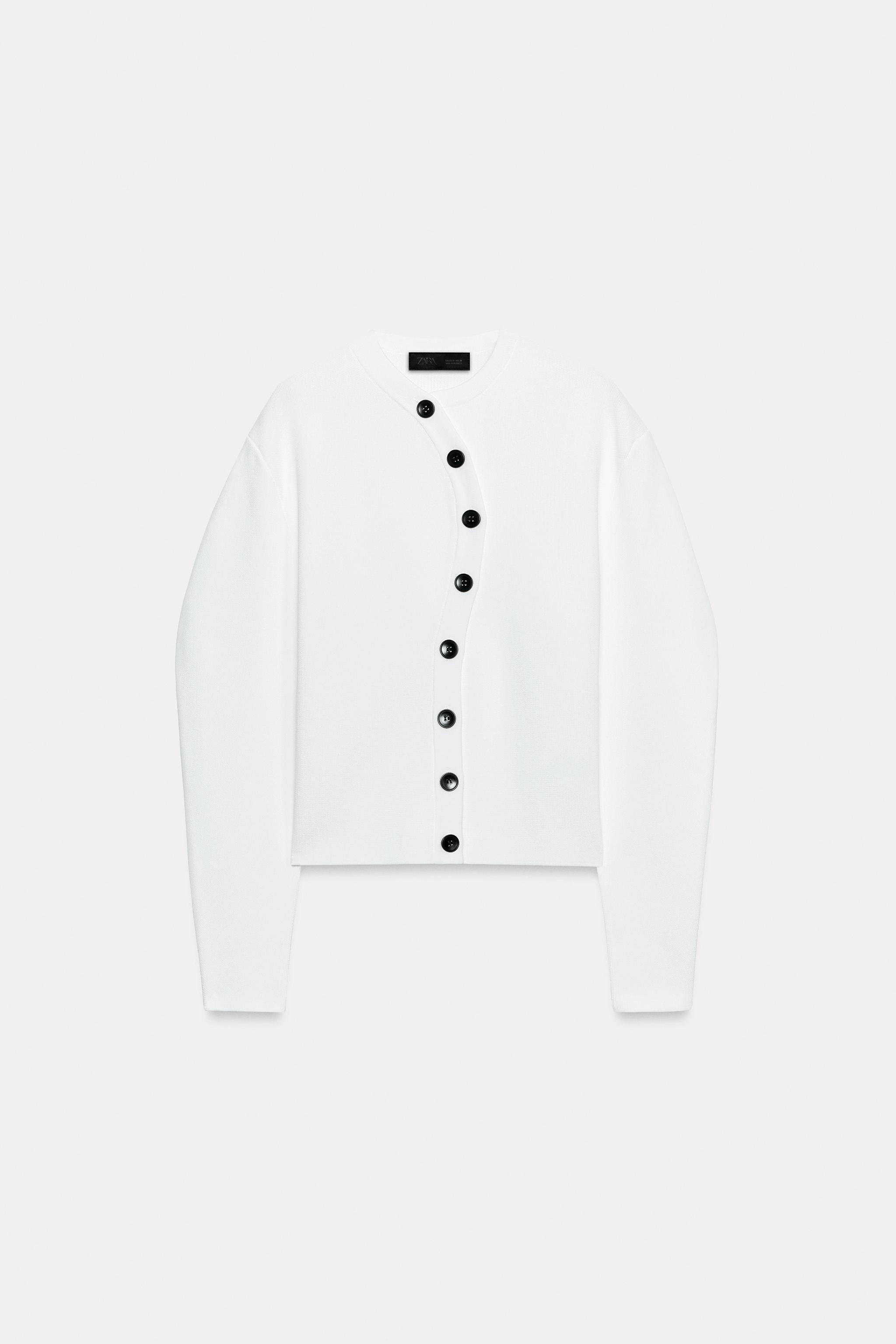 ASYMMETRIC CLOSURE CARDIGAN | Zara US