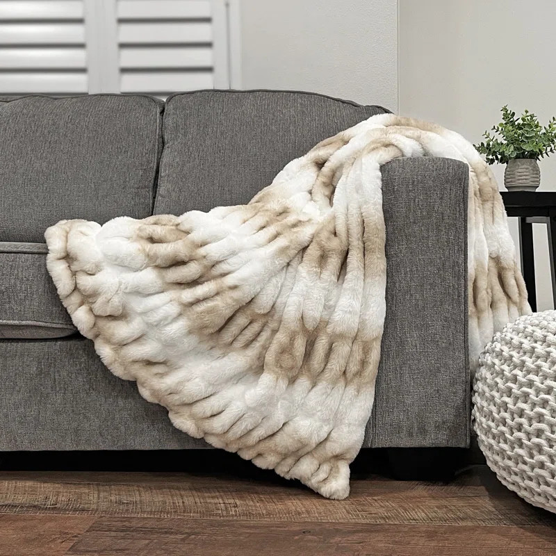 Markell Faux Fur Throw | Joss & Main