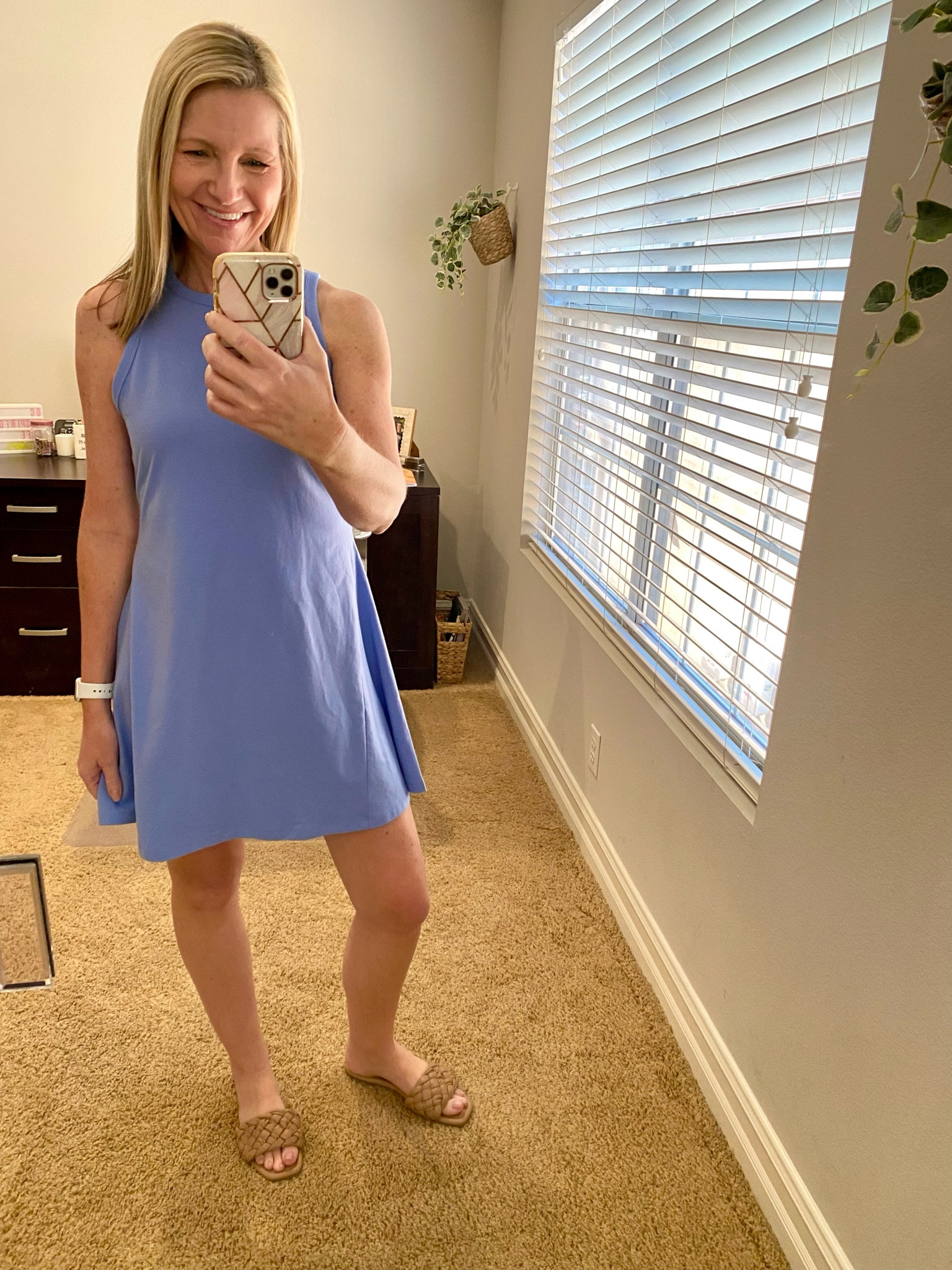 Target tennis dress is the perfect easy style for Spring and Summer. It’s so soft and not too short either. I would size down unless you have a larger chest. I ordered a Small but it’s too big under the arms. Comes in multiple colors and is just $12. 

#LTKsalealert #LTKunder50 #LTKSeasonal