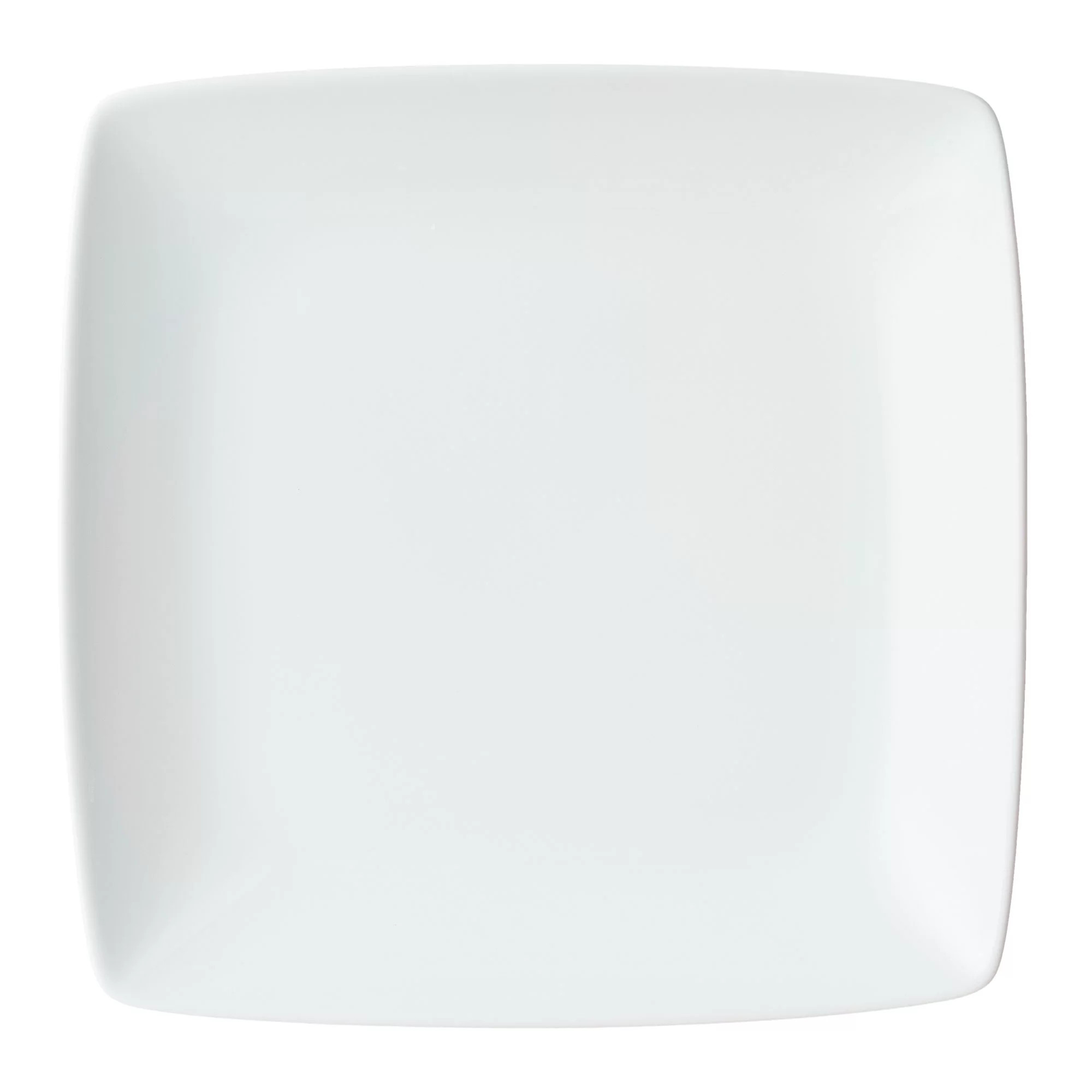 Better Homes & Gardens Loden Porcelain Square-Shaped Salad Plate, White | Walmart (US)