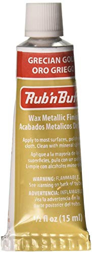 AMACO Rub 'n Buff Wax Metallic Finish, Grecian Gold, 0.5-Fluid Ounce | Amazon (US)