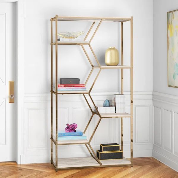 Geometric Bookcase | Wayfair North America