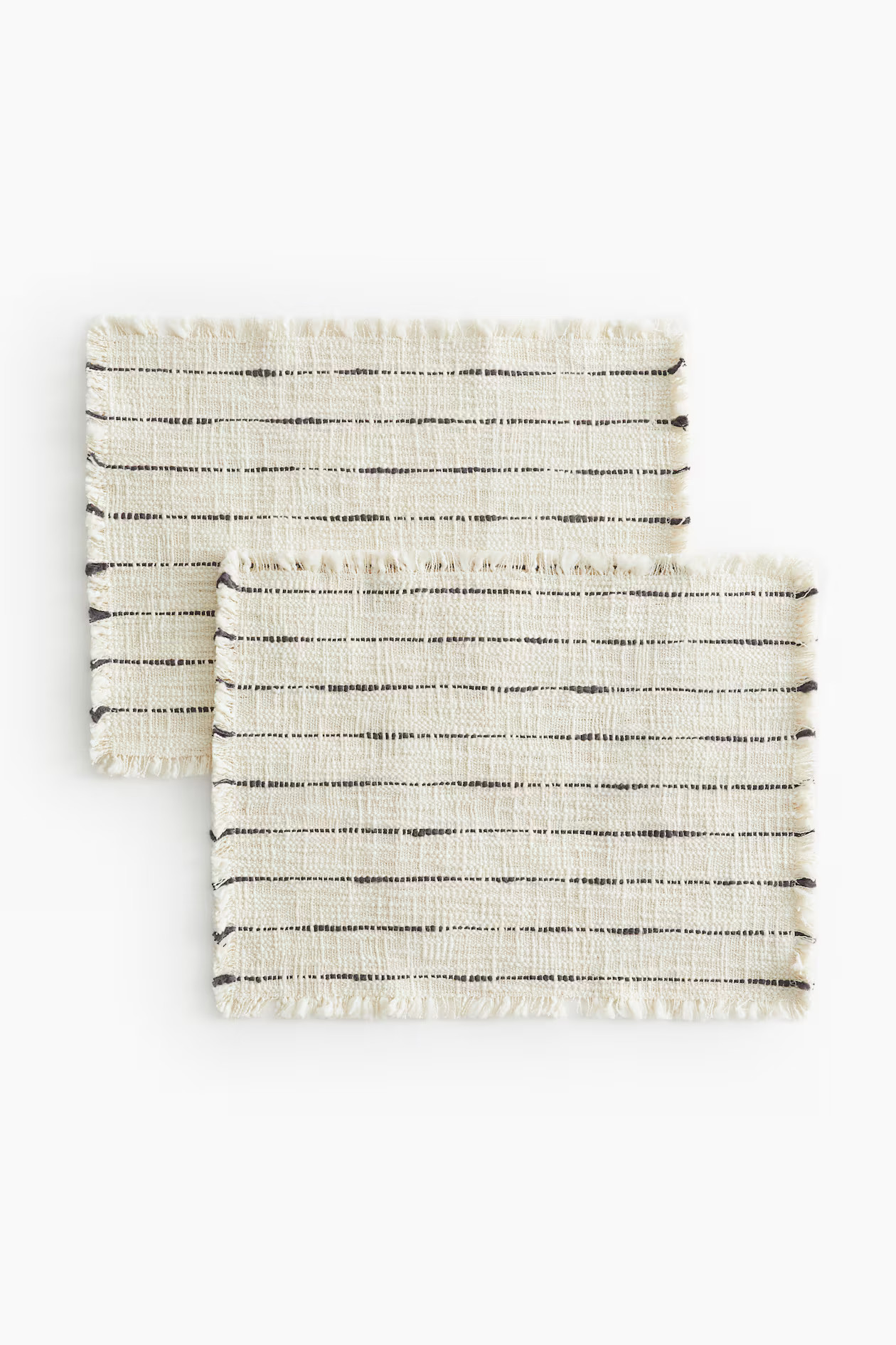 2-pack Textured-Weave Placemats | H&M (US + CA)