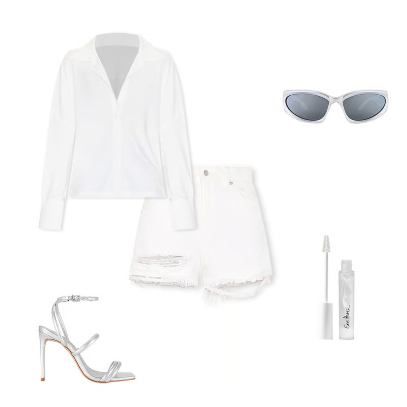 Corso Sandal in Silver | Revolve Clothing (Global)