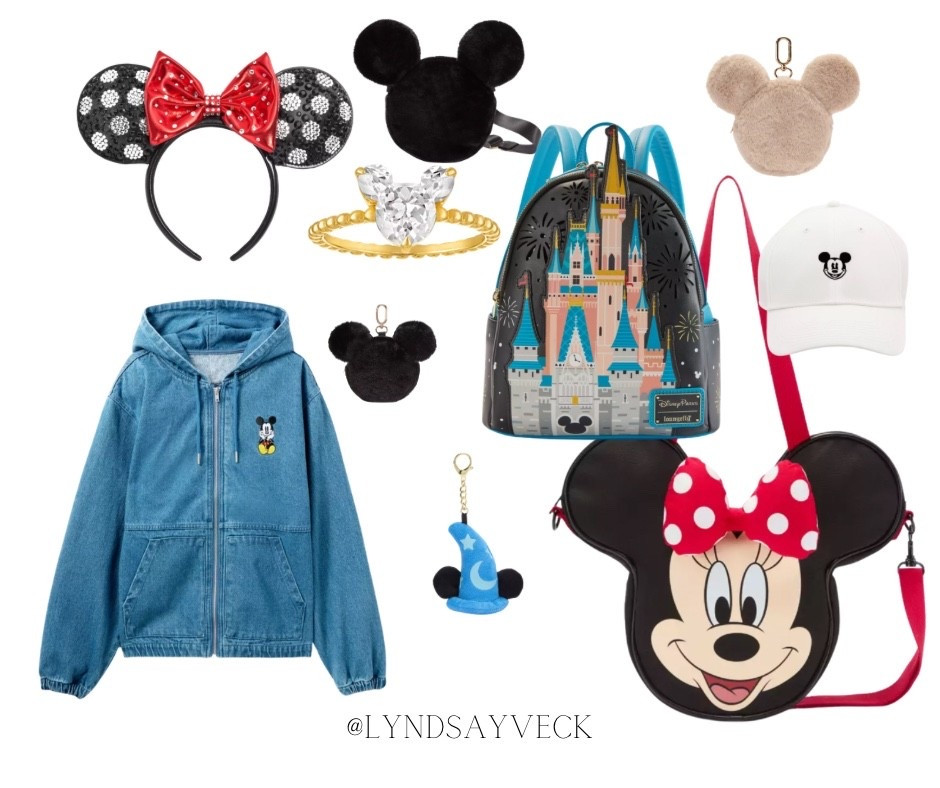 New disney merch 
The cutest disney park musts 
The jean Mickey zip up is so cute! 

#LTKTravel