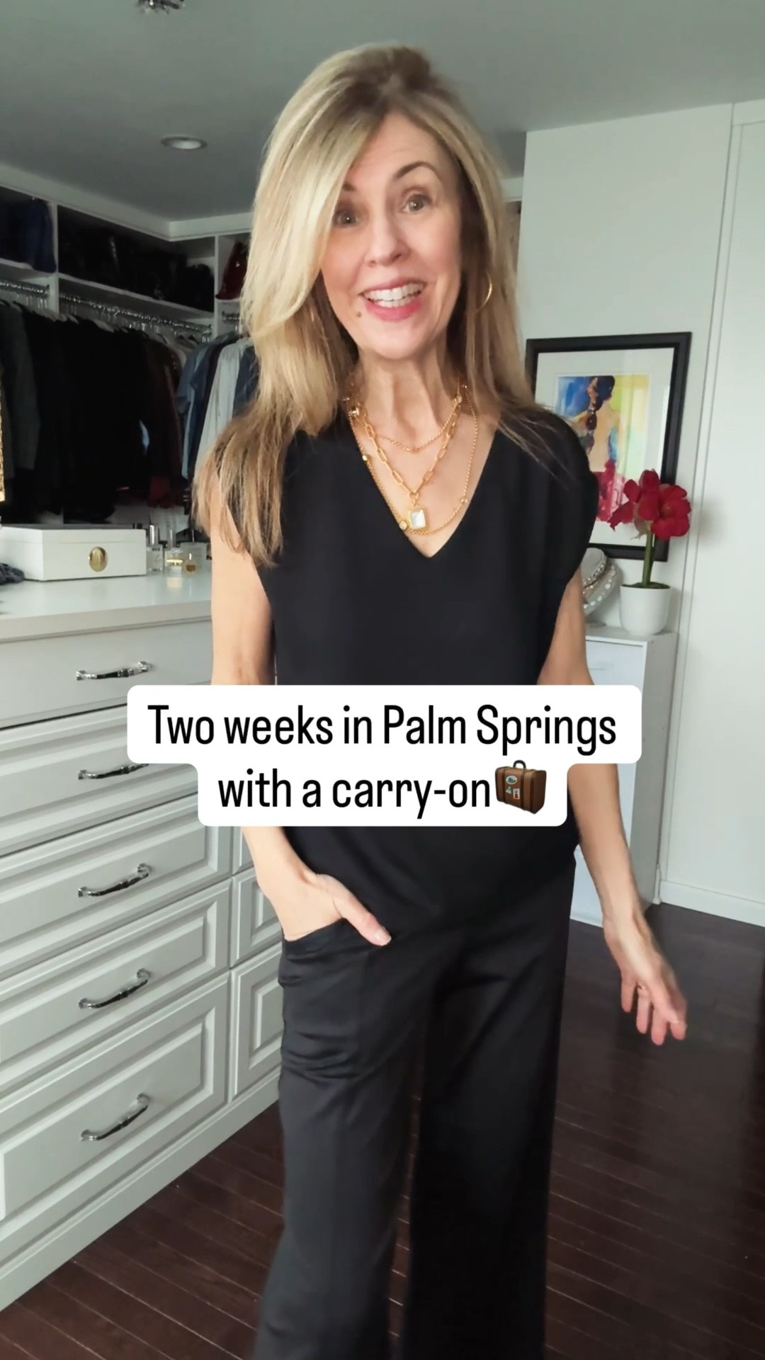 Bet you didn’t know I could talk so fast! I actually increased the video speed 🤣 

Well, I tried very hard to pack for a two week trip in a carry-on and personal bag, but I just can’t make it work. 
Epic failure!
One week yes, two weeks no way. 
But I did give it my best try!




#LTKSaleAlert #LTKTravel #LTKOver40