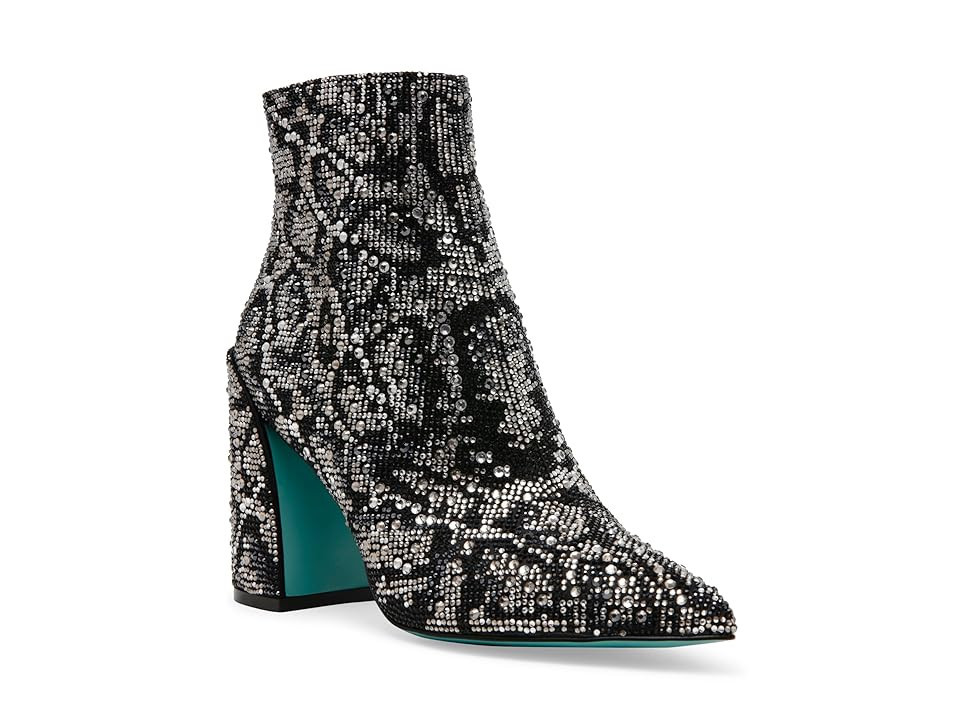 Blue by Betsey Johnson Kris Women's Boots Snake : 7.5 M, Rubber/Synthetic | Zappos
