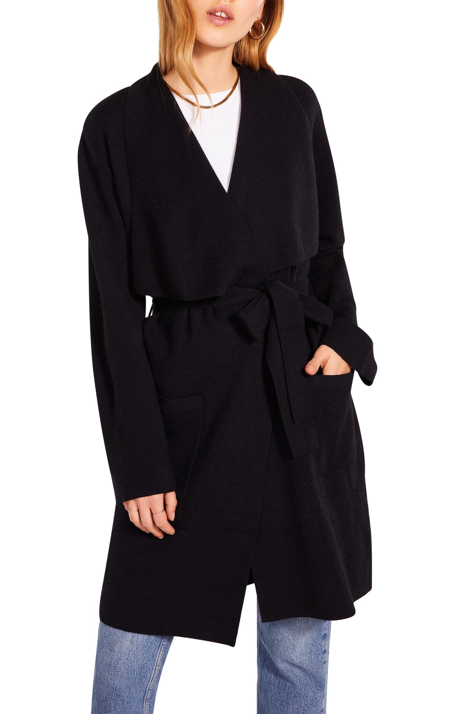 BB Dakota Drape Front Cardigan Coat | Nordstrom | Nordstrom