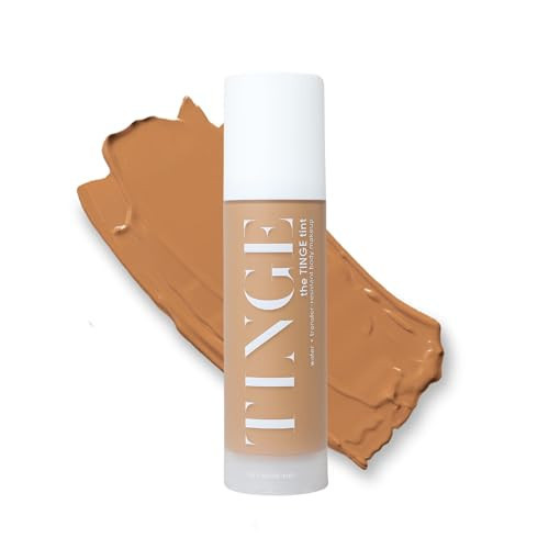 Tinge Tint Body Makeup, Lasts Up to 48 Hours, Medium Coverage Cream With Amino Acids, Hyaluronic Acid & Lysine, Semi Matte Finish, Water & Transfer Resistant, 3.38 Fl Oz - Tan Neutral | Amazon (US)