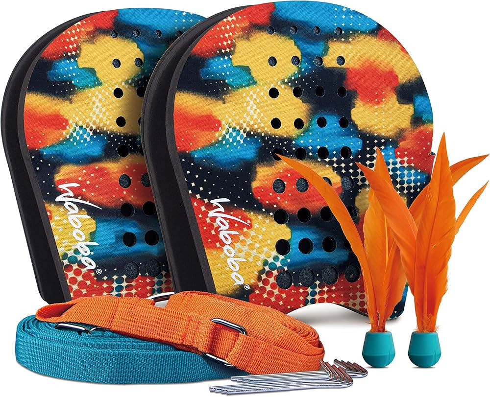 Waboba Battle Bird - Rethink Your Paddle Game – Backyard Set Includes: 2 Wearable Paddles, 2 Sm... | Amazon (US)