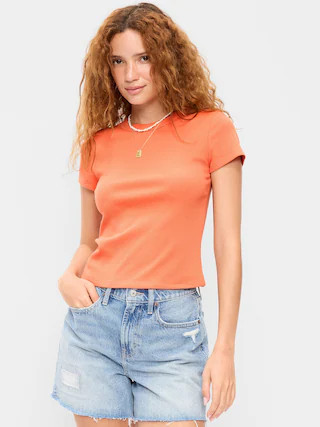 Snug Crop T-Shirt | Old Navy (US)