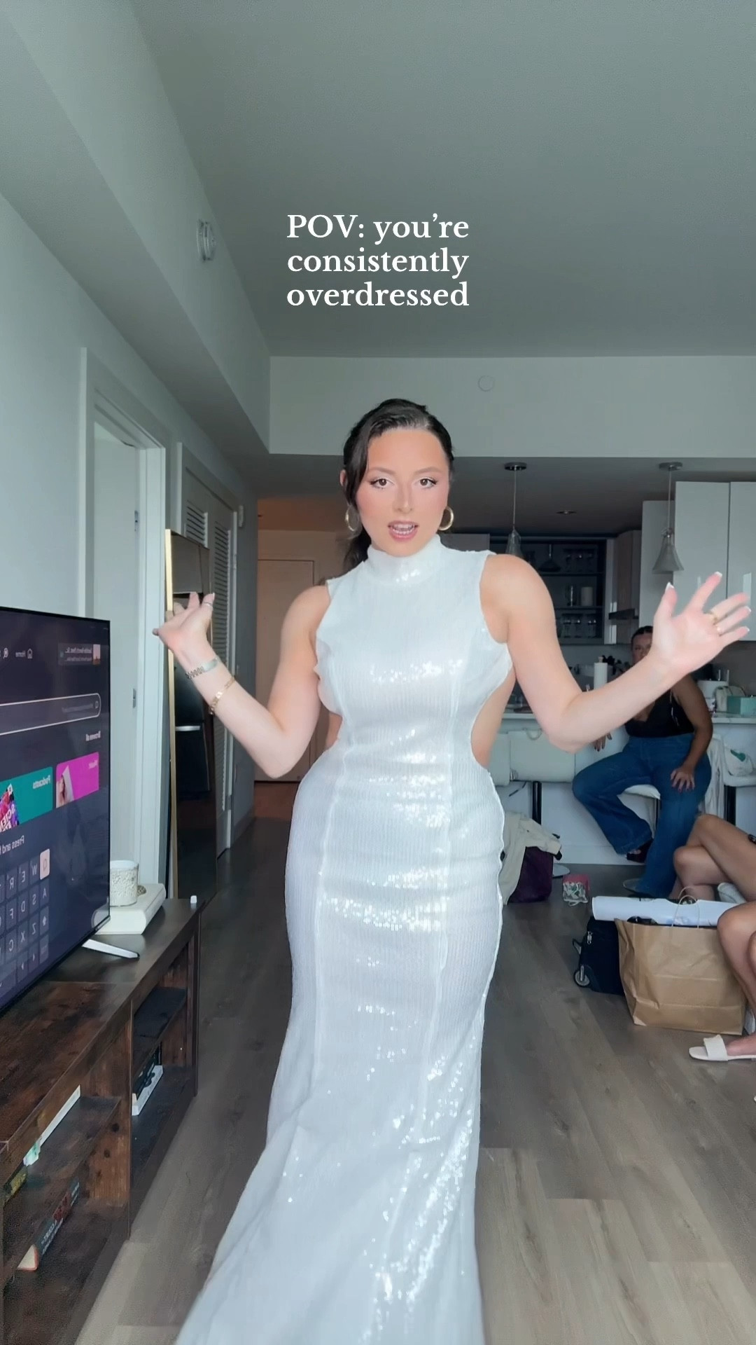 sparkly high neck dress!!🤍

#LTKWedding