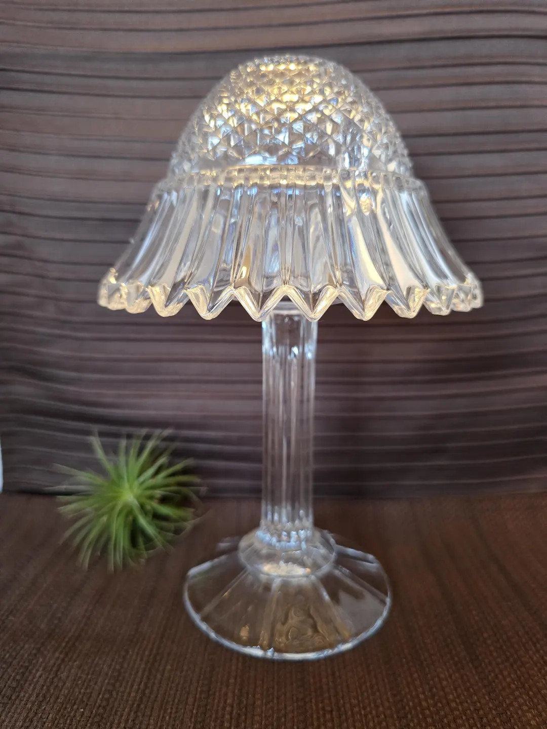 Vintage Shannon Crystal Fairy Lamp Candle Holder, Pricing to sell! | Etsy (US)