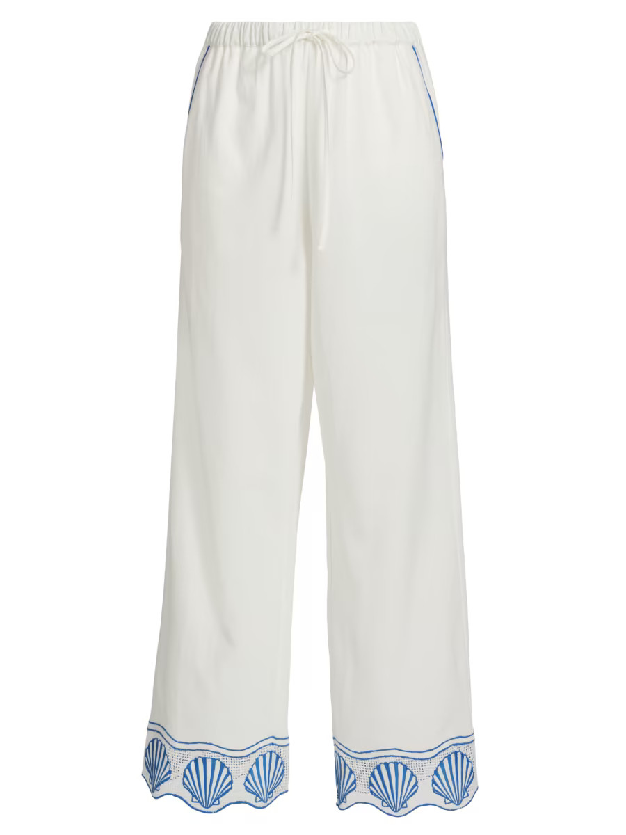 Rails Tildi Cotton-Blend Straight-Leg Pants | Saks Fifth Avenue | Saks Fifth Avenue