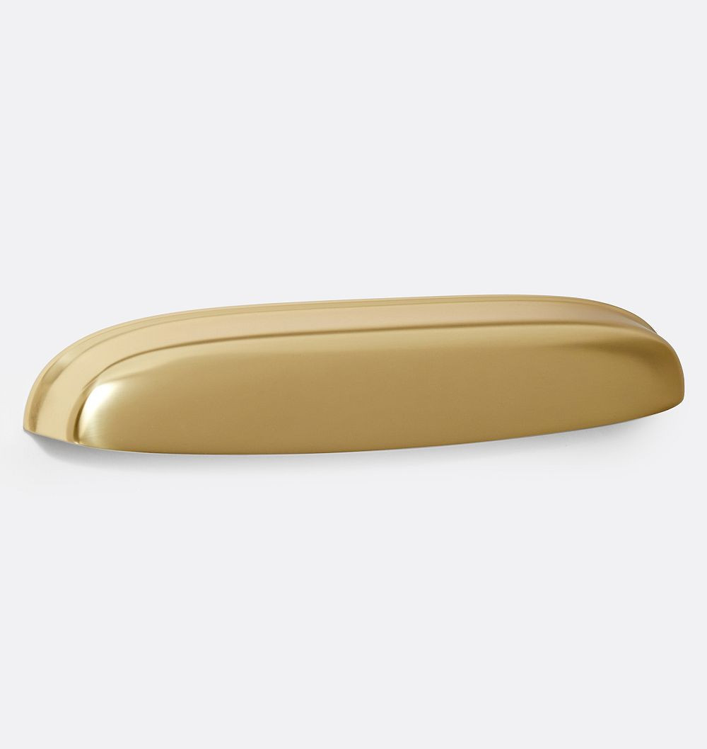 Claybourne Bin Pull, 8"" - Aged Brass | Rejuvenation