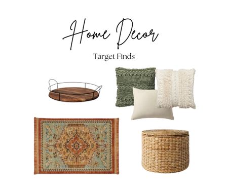 Home decor for your RV or home! These are a few of my favorite decorative pieces for full time RV living! This rug is the perfect fit for my small space and the storage basket holds all our throw blankets! 

#LTKhome #LTKGiftGuide #LTKstyletip