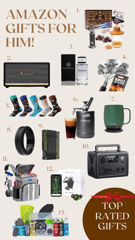 Amazon gifts for him! All my fav picks that are top rated. Lots of deals this week for Black Friday! 

#LTKGiftGuide #LTKCyberWeek #LTKmens