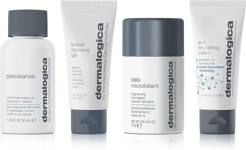 Dermalogica Discover Healthy Skin Kit - Includes: Precleanse, Face Wash, Face Exfoliator, & Moist... | Amazon (US)