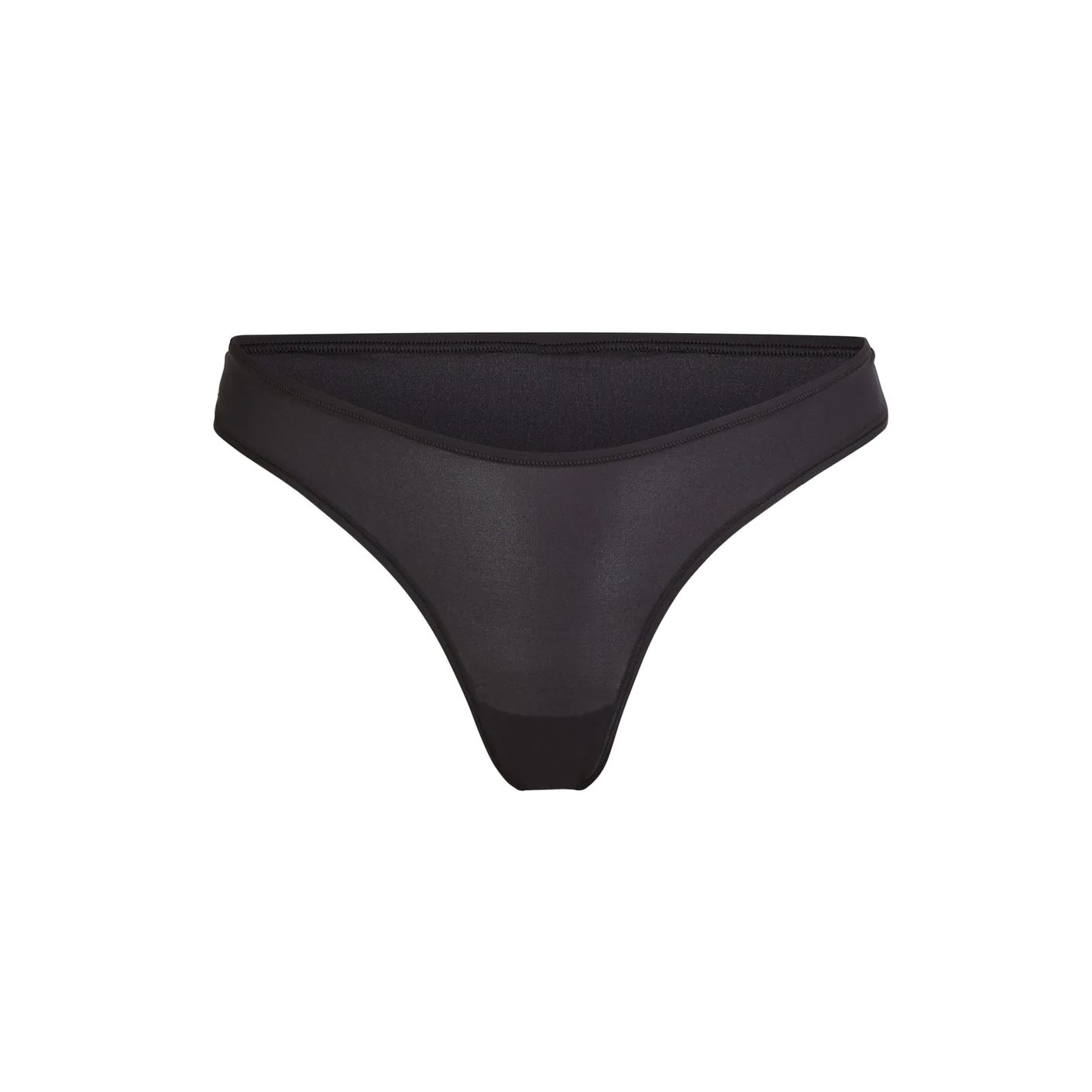 Fits Everybody Dipped Front Thong - Onyx | SKIMS | SKIMS (US)