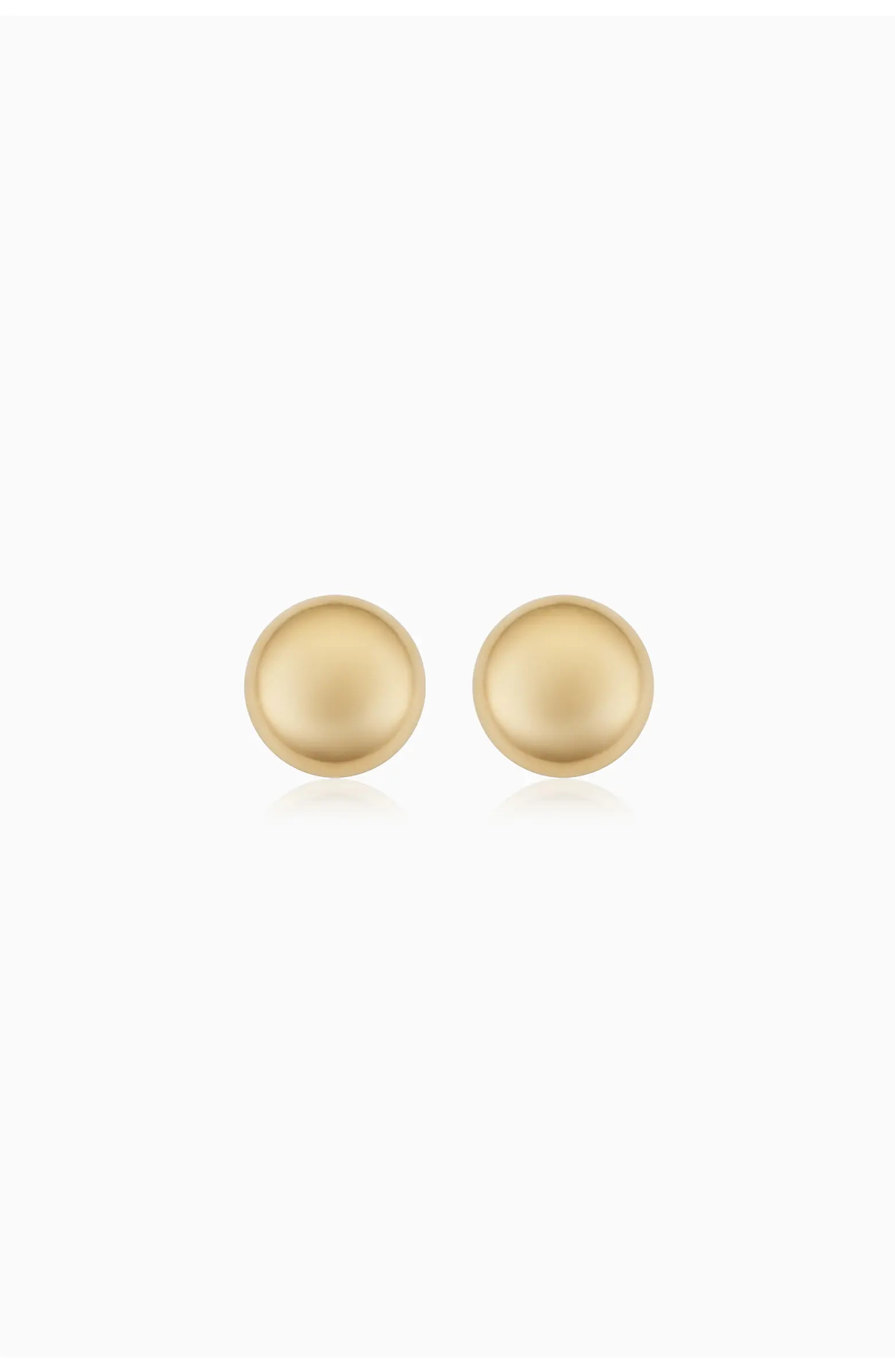 14K Gold Buttoned Up Stud Earrings | Nordstrom