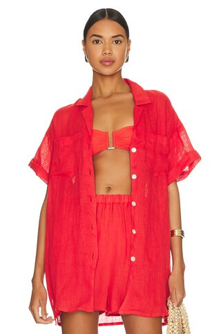 Playa Pocket Blouse
                    
                    vitamin A | Revolve Clothing (Global)