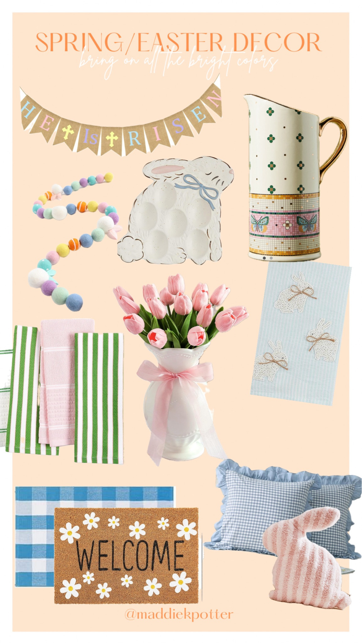 SPRING DECOR 💛

#LTKFindsUnder100 #LTKSeasonal #LTKHome