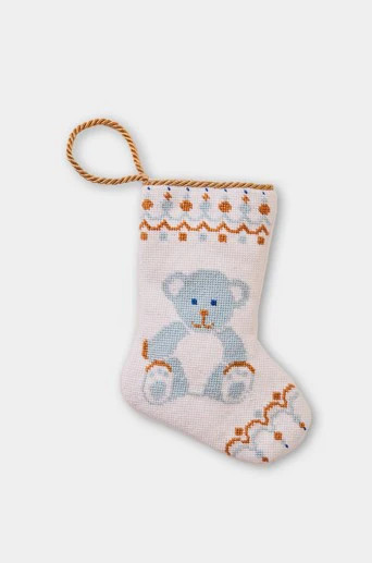 Shuler Studio- Bear-y Christmas in Blue | Bauble Stockings