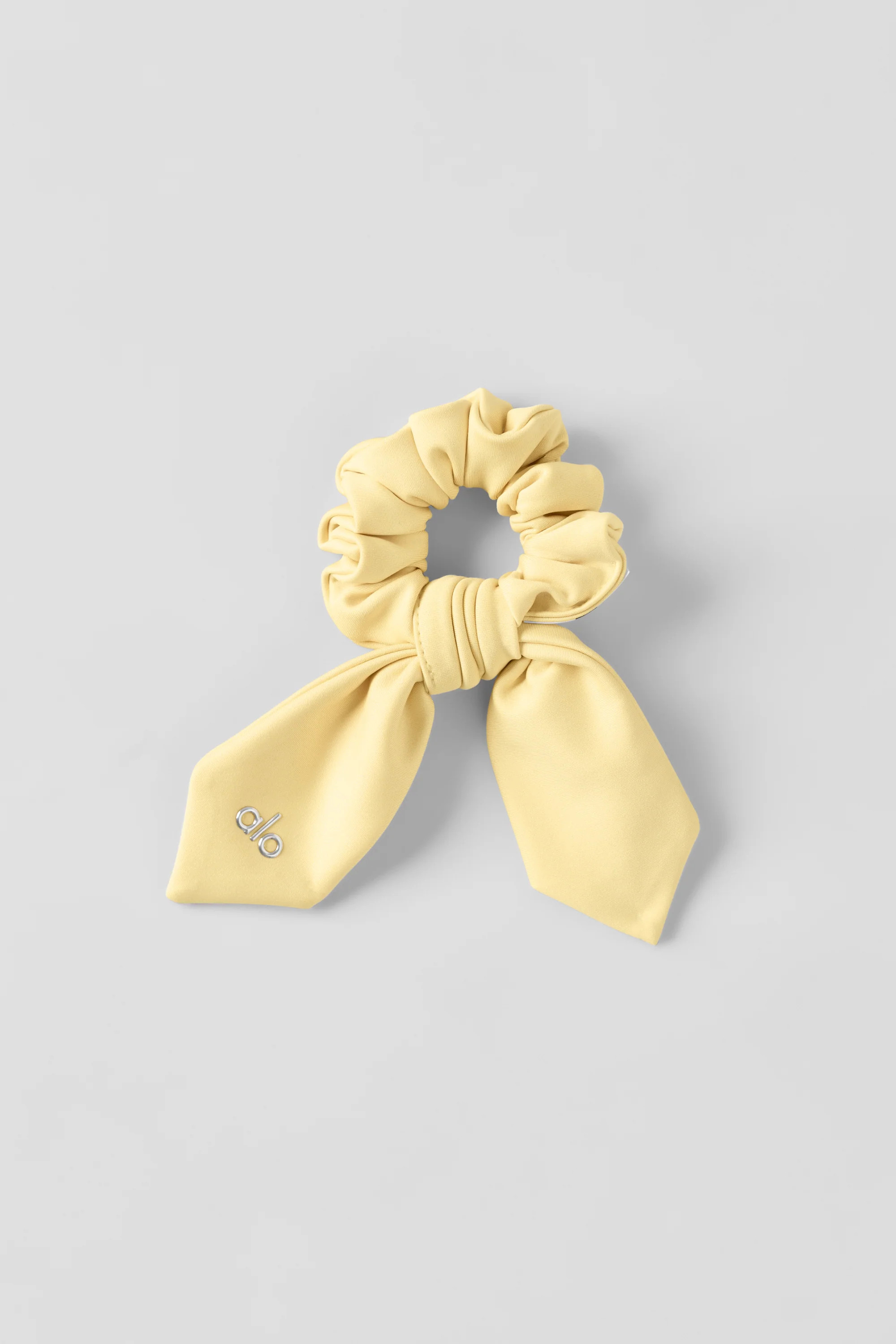 ALO | Airlift Rhythm Scrunchie in Warm Butter | Alo Yoga