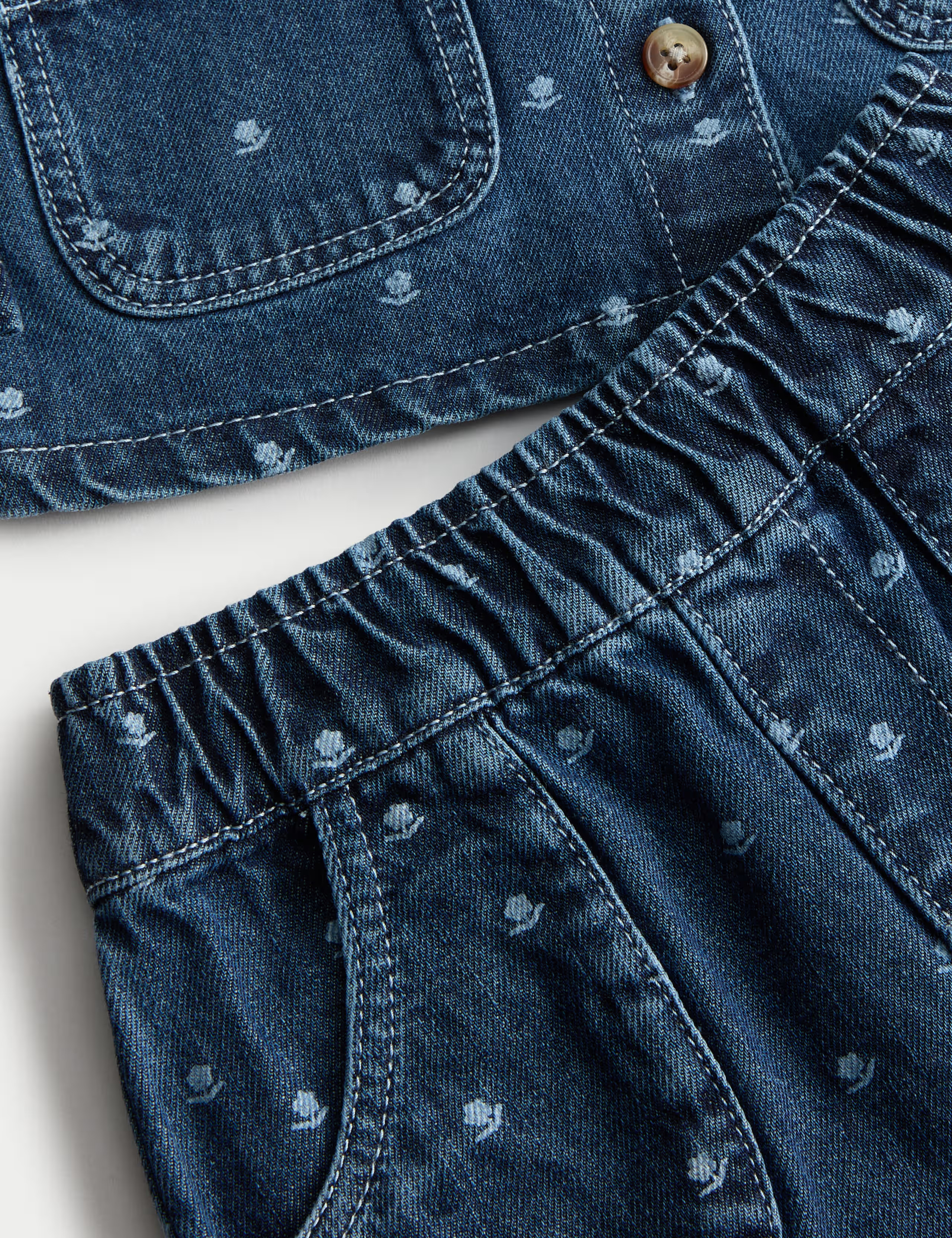 2pc Pure Cotton Denim Outfit (0-6 Yrs) | Marks & Spencer (UK)