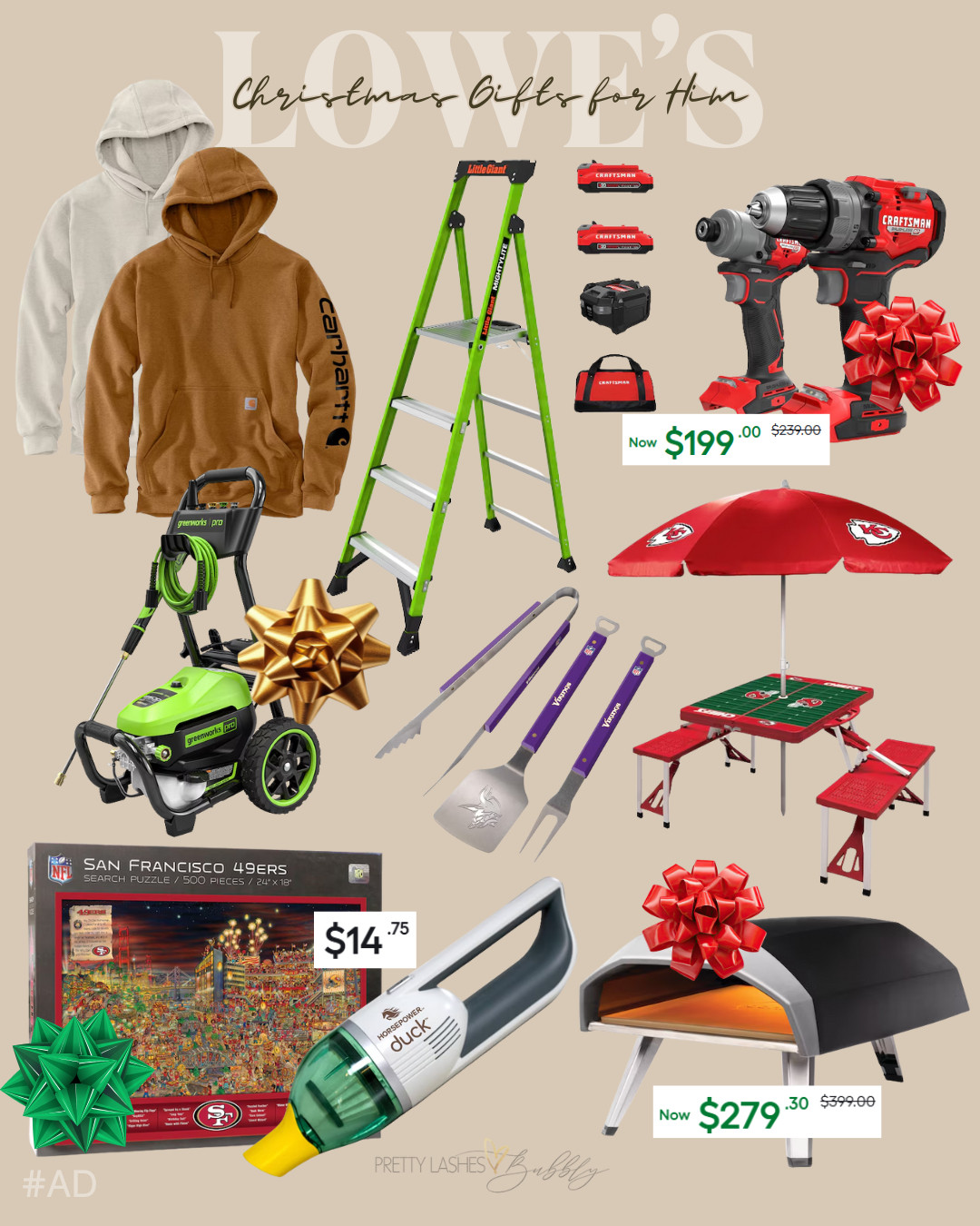 #ad #LowesPartner @loweshomeimprovement
If you’re shopping for the guy who loves his tools, Lowe’s has the best gift options! From power tools to smart gadgets and must-have workshop essentials — these are my top picks he’ll actually use. Shop the tools he’ll love below! 🔽🎄
 

 #LTKGiftGuide #LTKHoliday #LTKSaleAlert