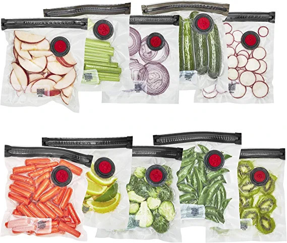ZWILLING Fresh & Save 10-pc Small Vacuum Sealer Bags 1/2 Gallon, Reusable Snack Bags, Meal Prep | Amazon (US)