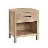 Sauder Pacific View 1-Drawer Night Stand, L: 21.5" x W: 17.48" x H: 25.83", Prime Oak finish | Amazon (US)