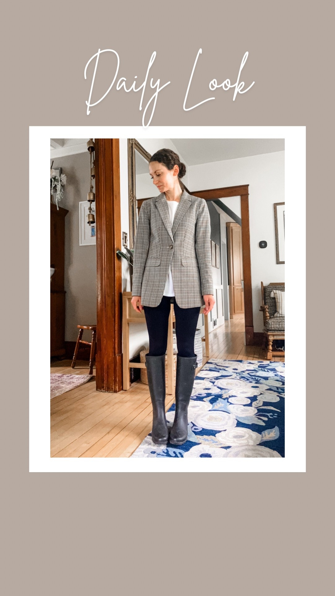 Classic spring outfit!
Rainy day outfit. Classic outfit. Spring outfit. Petite outfit. Blazer outfit  

#LTKOver40 #LTKStyleTip #LTKPetite