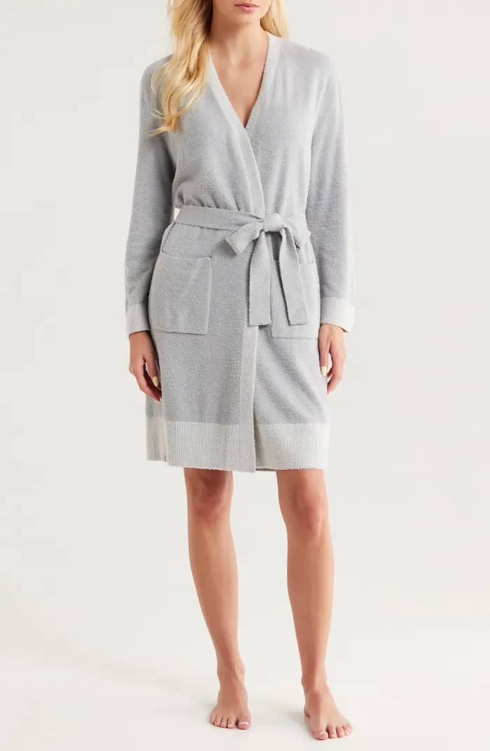 Barefoot Dreams® CozyChic Lite® Tonal Contrast Robe | Nordstrom | Nordstrom
