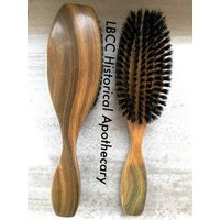 19Th-20Th Century Medium-Hard Boar Bristle Hair Brush Historical Hairbrush Toilette Accessories Vict | Etsy (US)