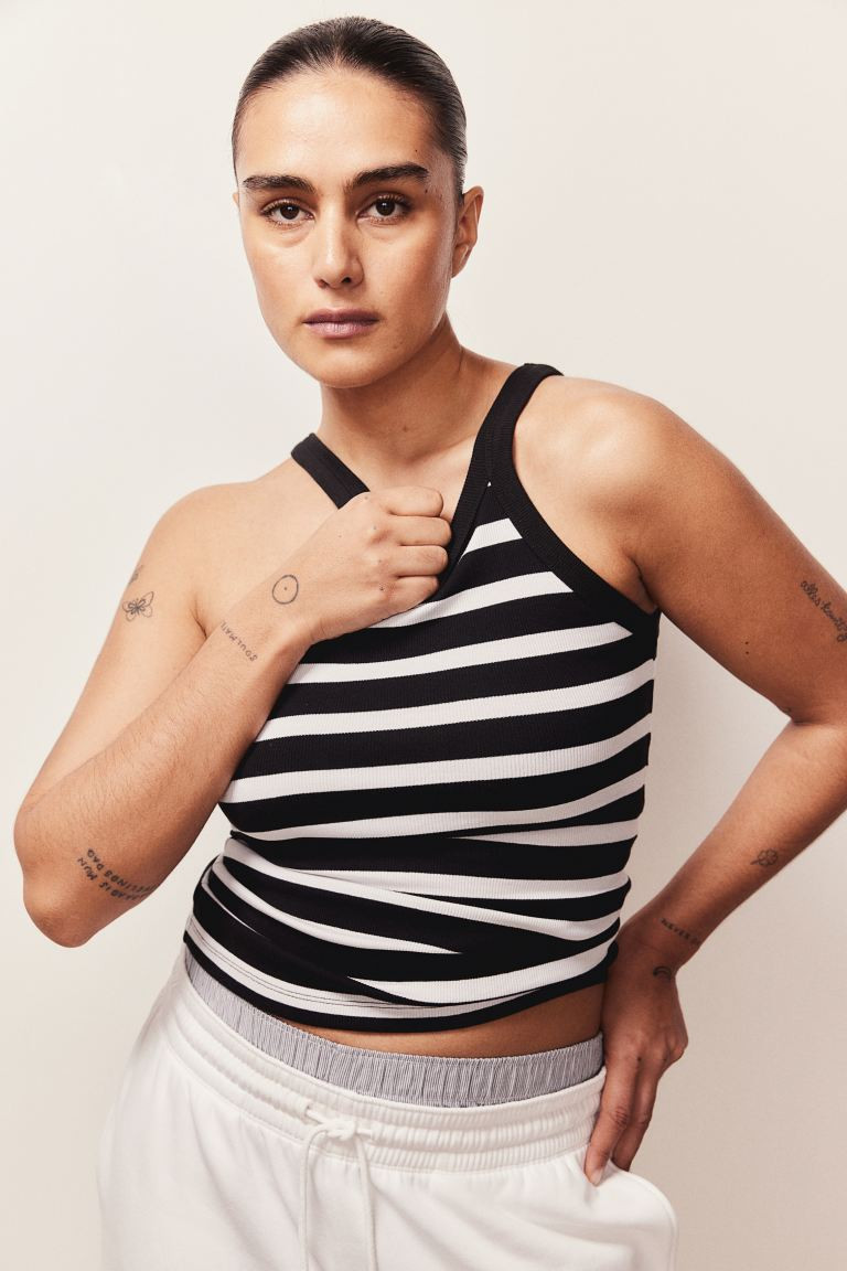 Ribbed vest top | H&M (UK, MY, IN, SG, PH, TW, HK)