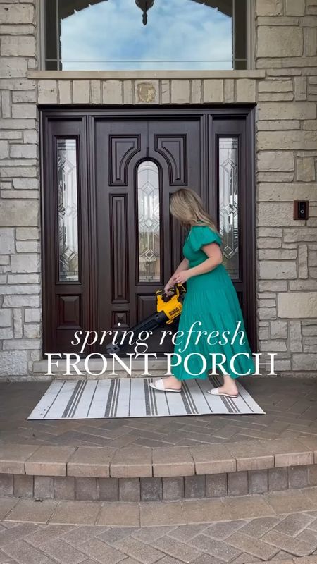 It finally warmed up and I wanted to get our front porch spring ready! I got real plants but you can certainly gran faux plants and add to the planter. 

Outdoor living
Front porch
Front door
Front door wreath
Outdoor rug
Welcome mat
Walmart home
Planter
Outdoor planter
Front porch refresh
Home
Home decor
Dress
Spring 
Spring decor
Spring dress
Summer dress
Green dress
Front door 

#frontporch #springdress #porchrefresh 

#LTKFind #LTKhome #LTKSeasonal