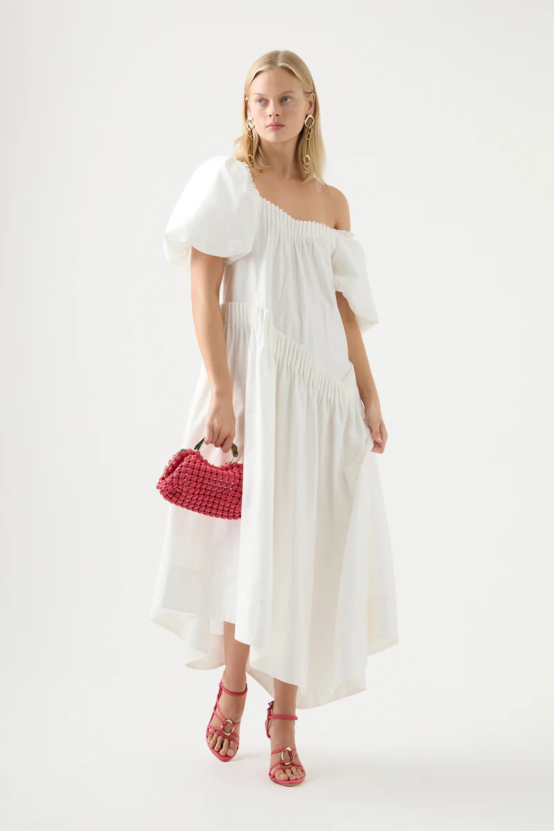 Severine Smock Midi Dress | aje. (US, UK, Europe, ROW)