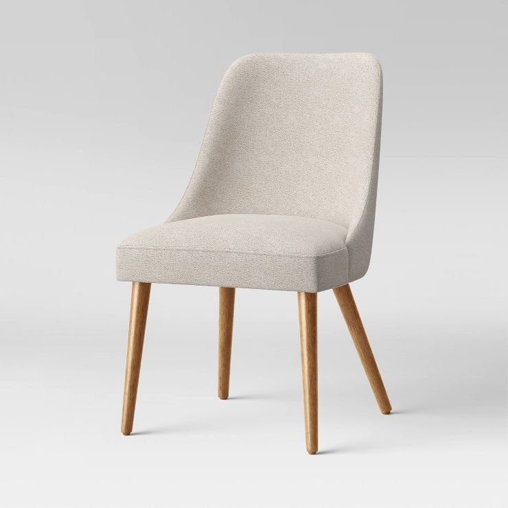 Geller Modern Dining Chair Textured Woven Beige - Threshold™ | Target