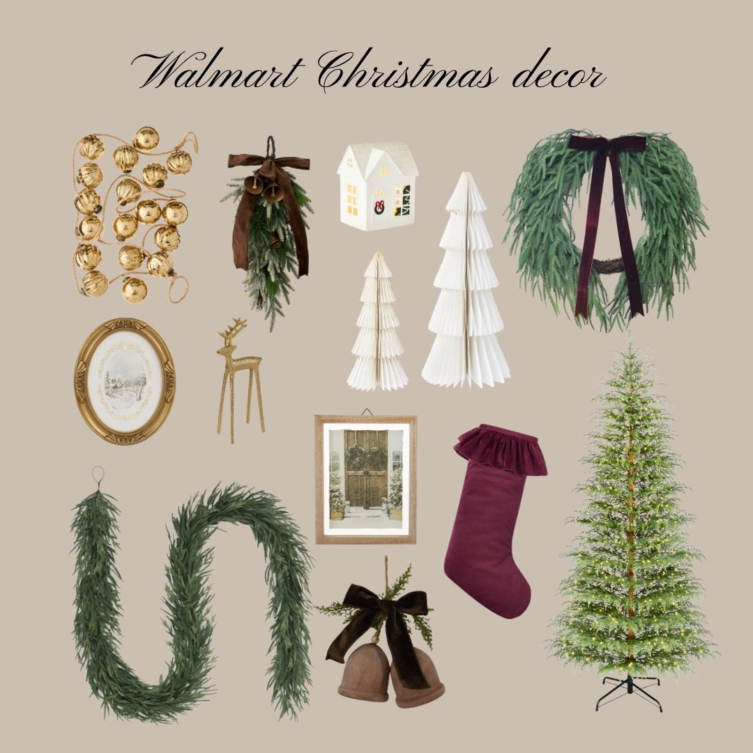 Walmart Christmas decor 🎅🏼🕯️