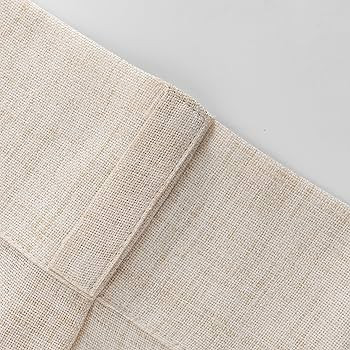 DriftAway Pinch Pleat Linen Textured Semi Sheer Solid Farmhouse and Modern Rustic Linen Curtains ... | Amazon (US)