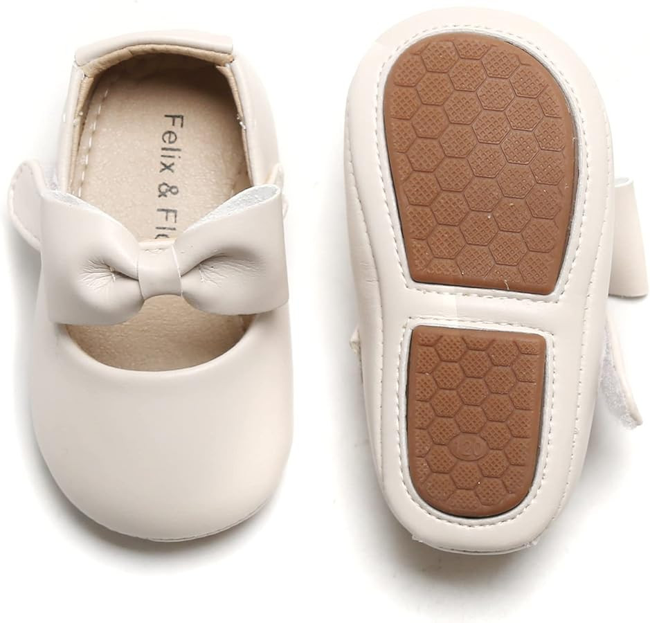 Felix & Flora Soft Sole Baby Shoes - Infant Baby Walking Shoes Moccasinss Rubber Sole Crib Shoes | Amazon (US)