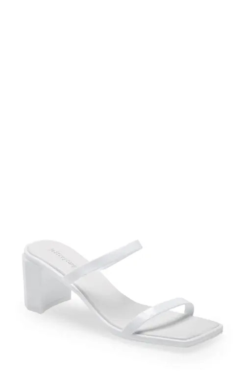 Jeffrey Campbell Jamm-3 Jelly Slide Sandal in White Shiny at Nordstrom, Size 9 | Nordstrom