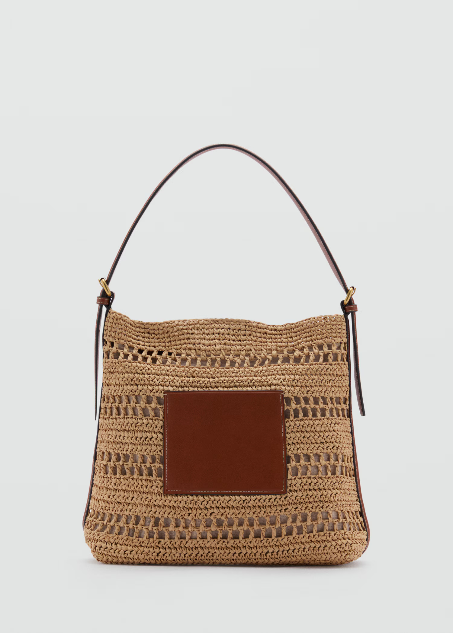 Natural fibre shoulder bag | Mango (US/MX/AU)